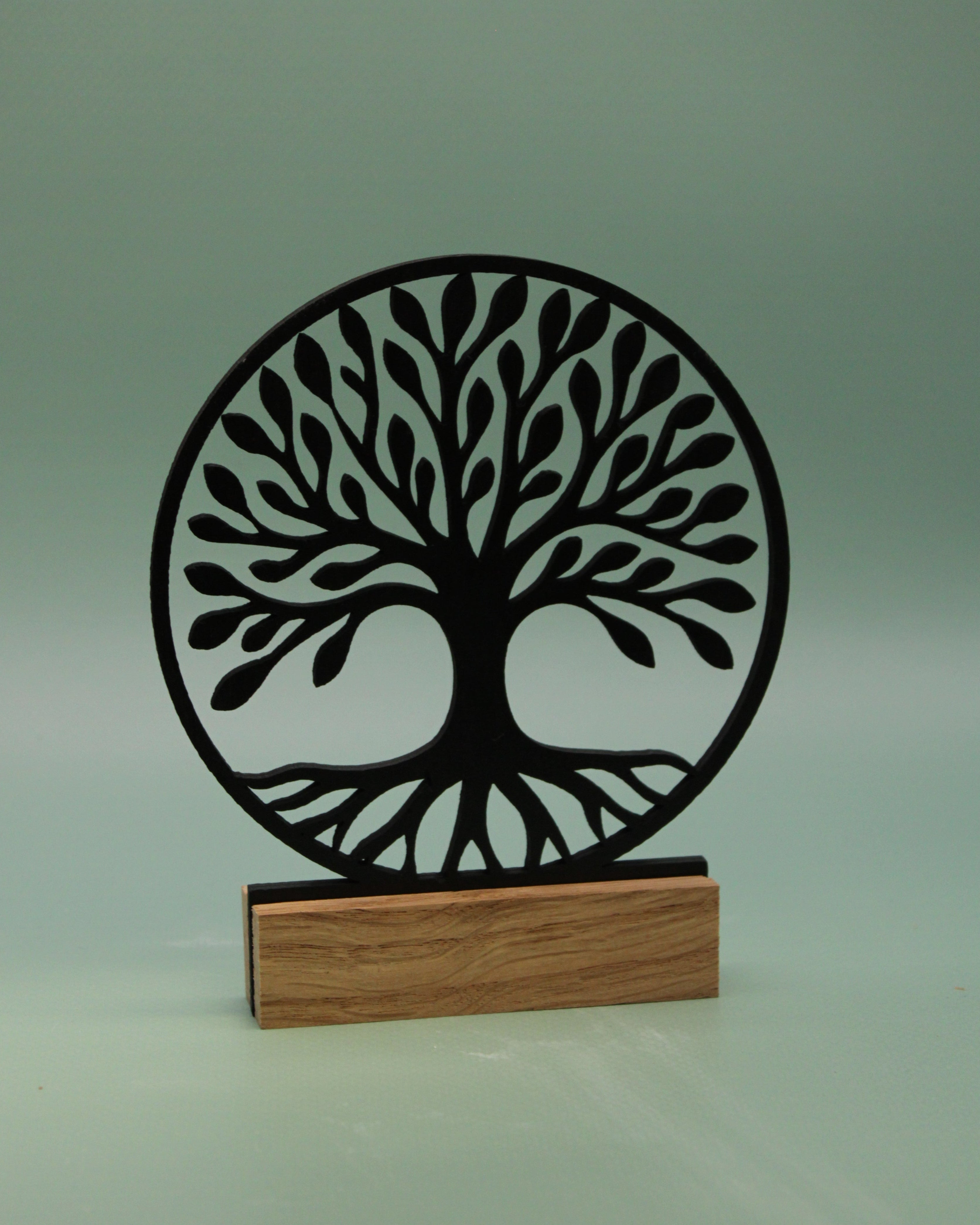"Baum des Lebens" mit Holzsockel