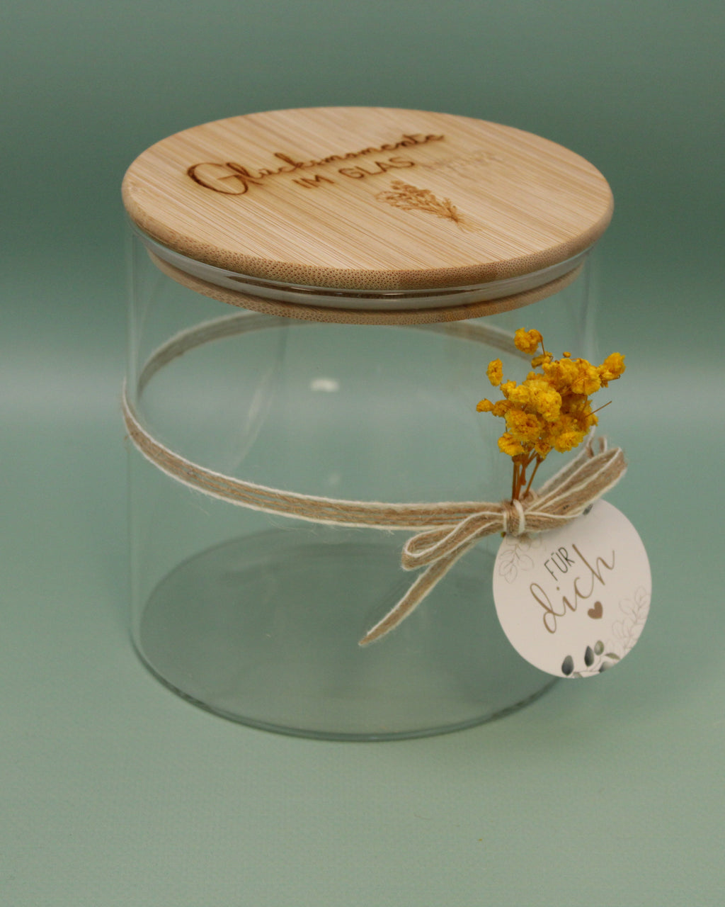 Vorratsglas mit Gravur